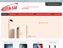 Tablet Screenshot of megasat.ca