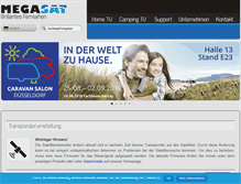 Tablet Screenshot of megasat.tv